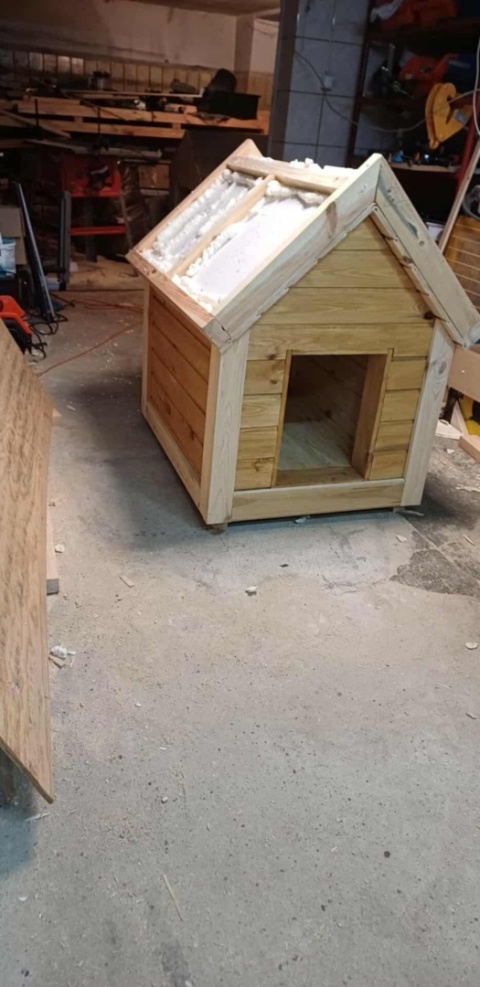 Buda dla dużego psa domek ocieplana