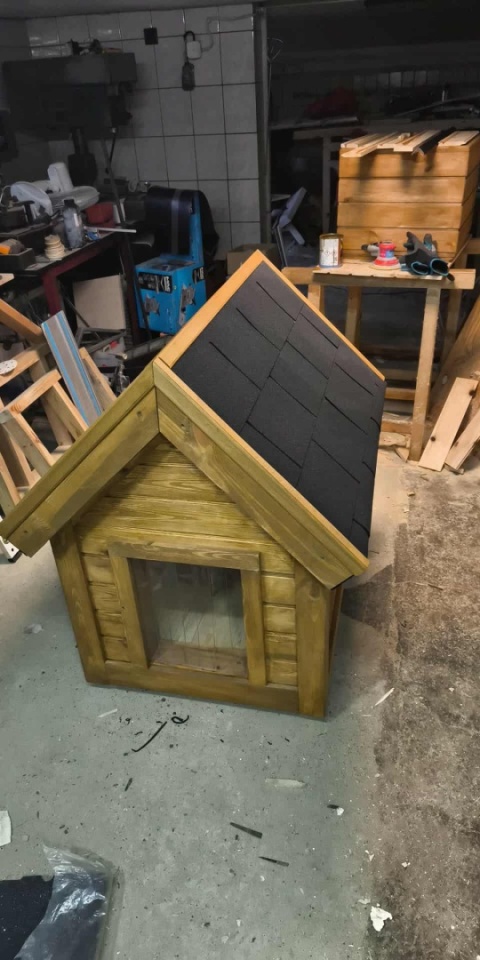 Buda dla małego psa domek ocieplana