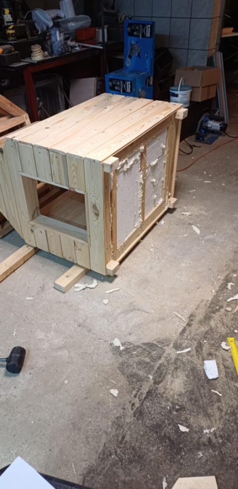 Buda dla małego psa domek ocieplana