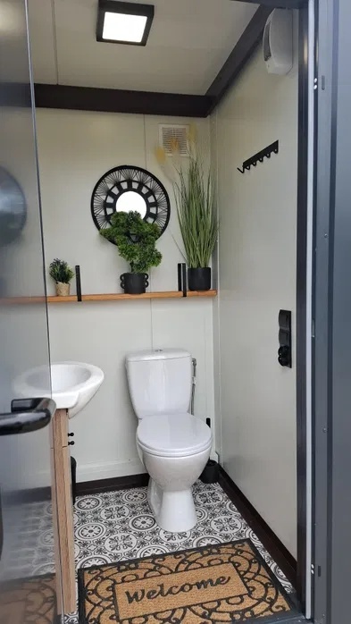 Kontener pawilon sanitarny podwójny