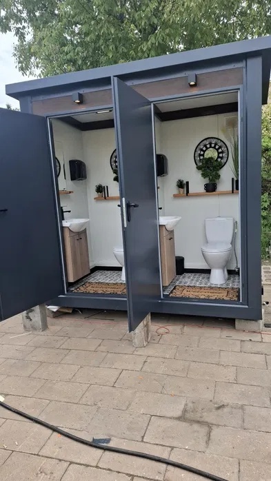 Kontener pawilon sanitarny podwójny