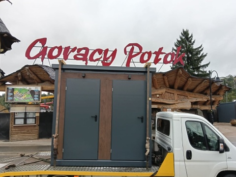 Kontener pawilon sanitarny podwójny