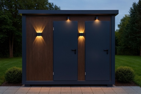 Kontener pawilon sanitarny podwójny