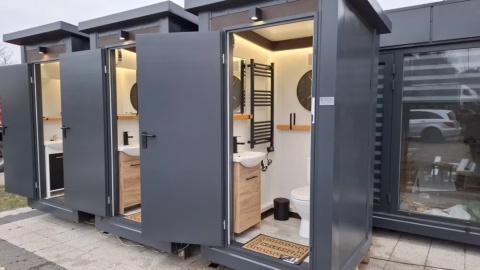 Kontener, pawilon sanitarny toaleta mobilna