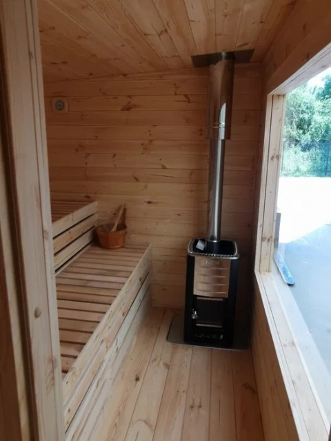 Sauna Ogrodowa 3,5m x 2 m Ocieplona + Piec