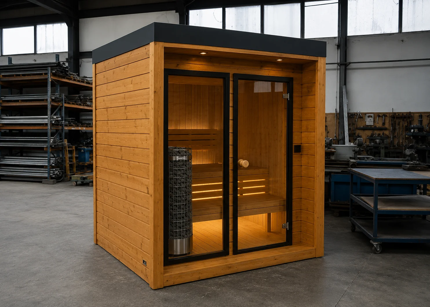 Sauna ogrodowa, zewnętrzna