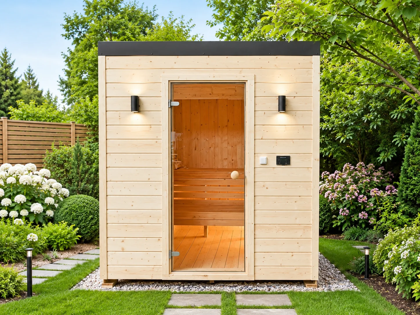 Sauna ogrodowa, zewnętrzna